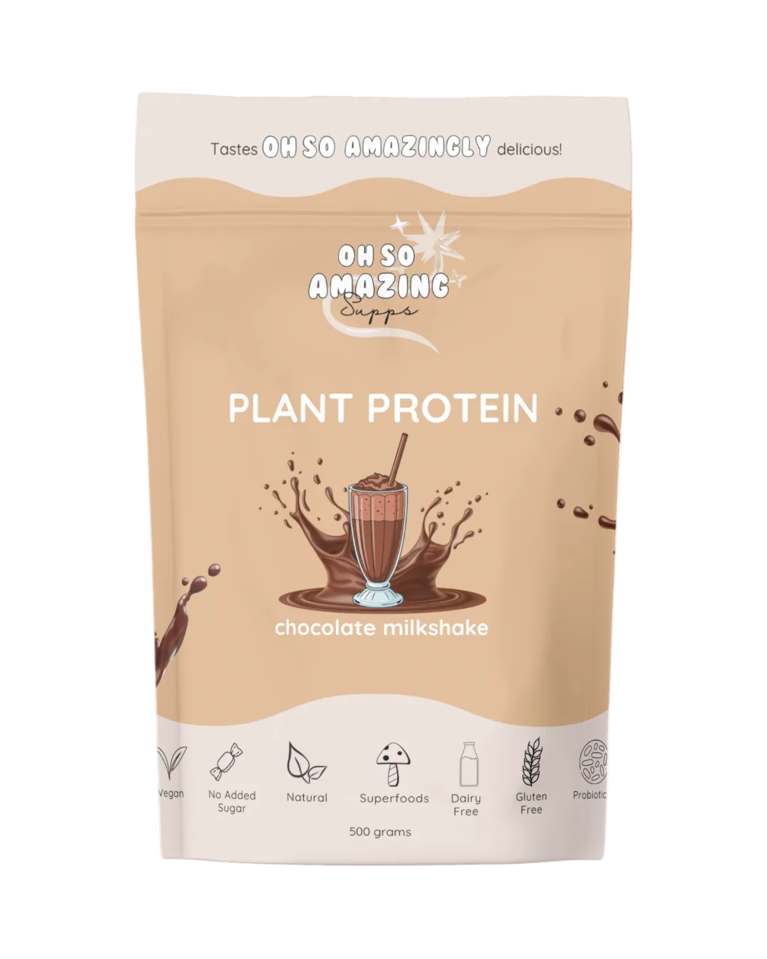 Oh So Amazing Supps Plant Protein - Chocolate Milkshake