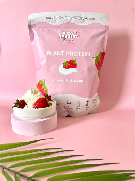 Oh So Amazing Supps Plant Protein - Strawberries and Cream